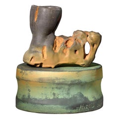 Richard Hirsch Ceramic Scholar Rock Cup Sculpture #28, 2017