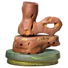 Richard Hirsch Ceramic Scholar Rock Cup Sculpture #51, 2018