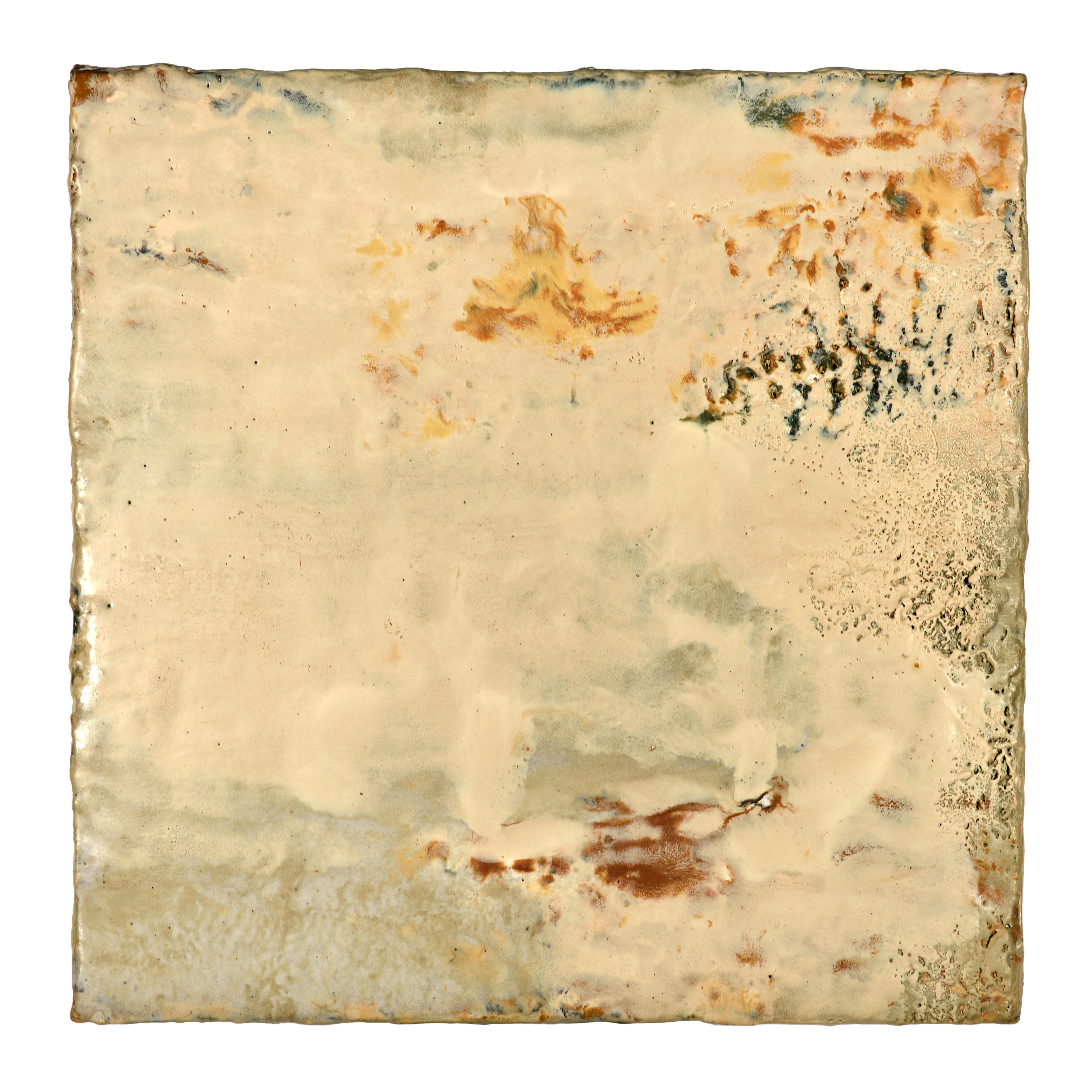 Modern Richard Hirsch Encaustic Painting of Nothing #26, 2012 For Sale