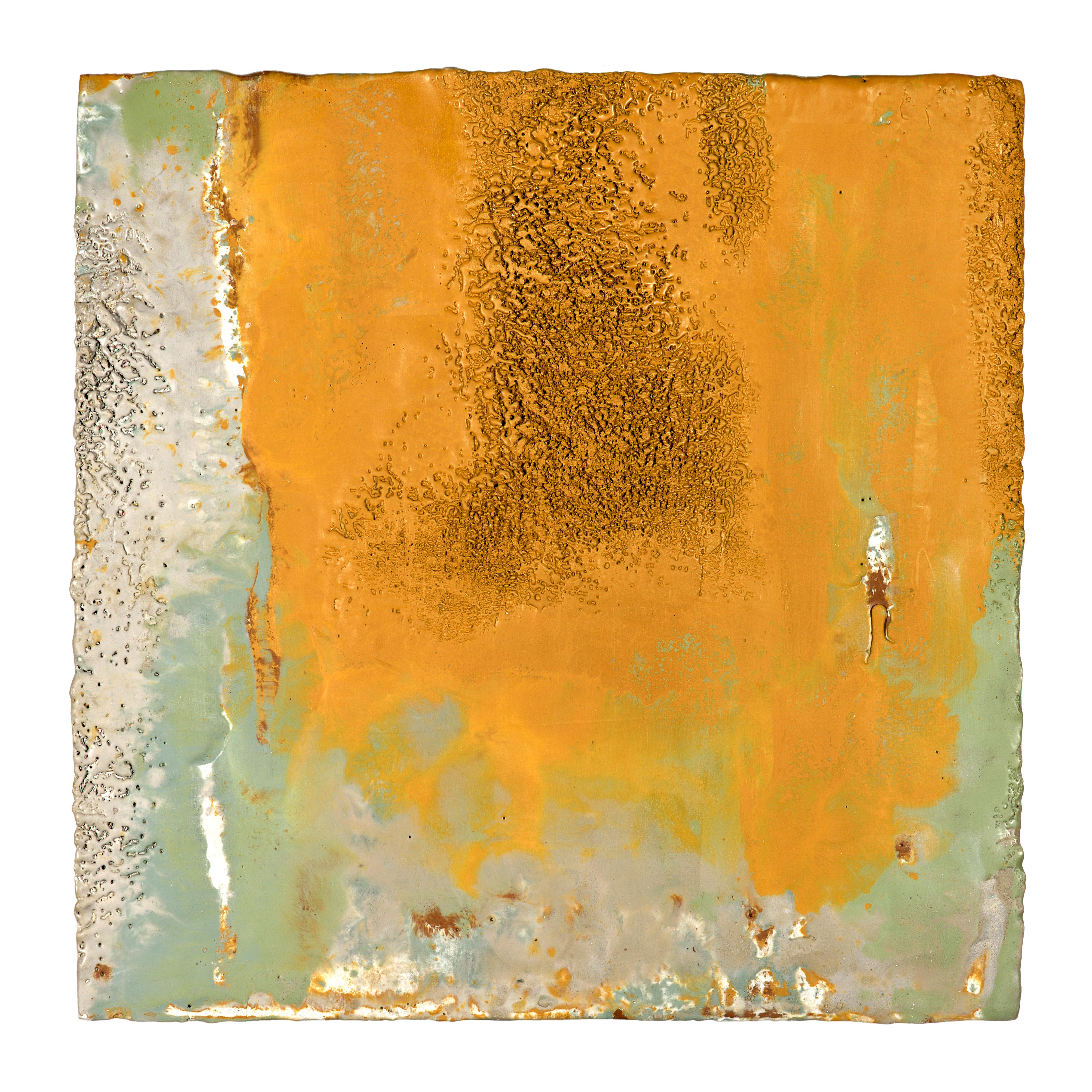Modern Richard Hirsch Encaustic Painting of Nothing #28, 2012 For Sale
