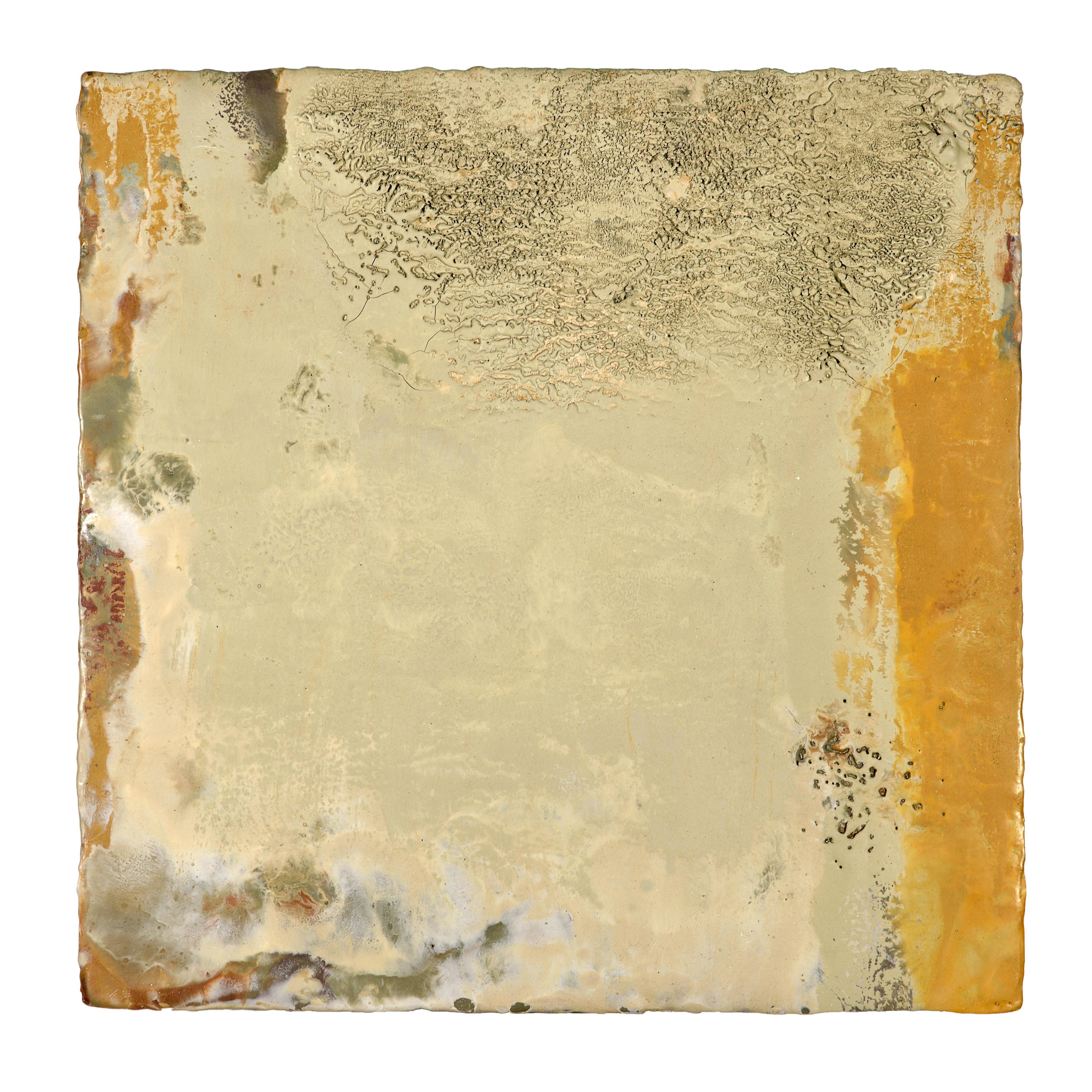 Modern Richard Hirsch Encaustic Painting of Nothing #40, 2014 For Sale