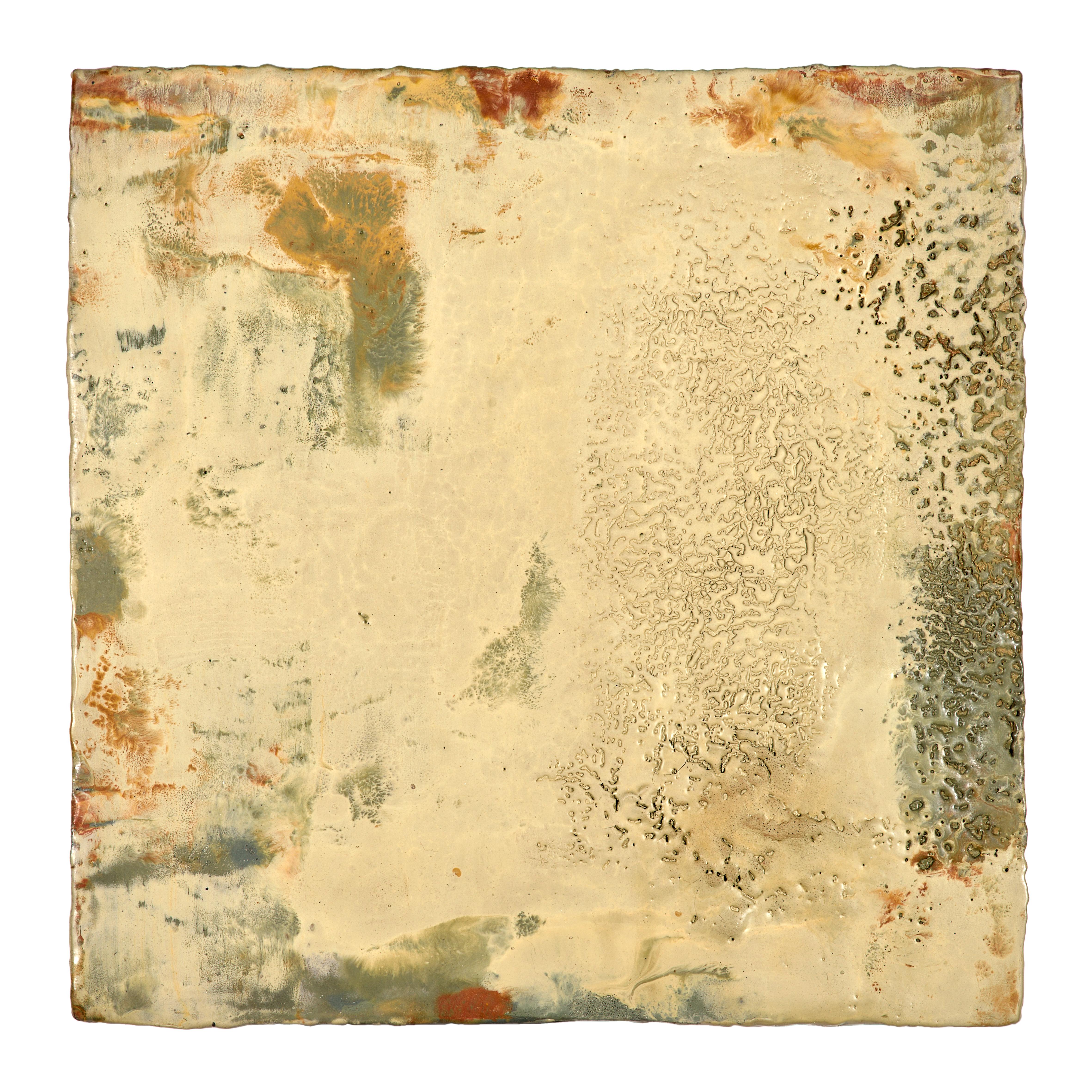 Modern Richard Hirsch Encaustic Painting of Nothing #44, 2015 For Sale