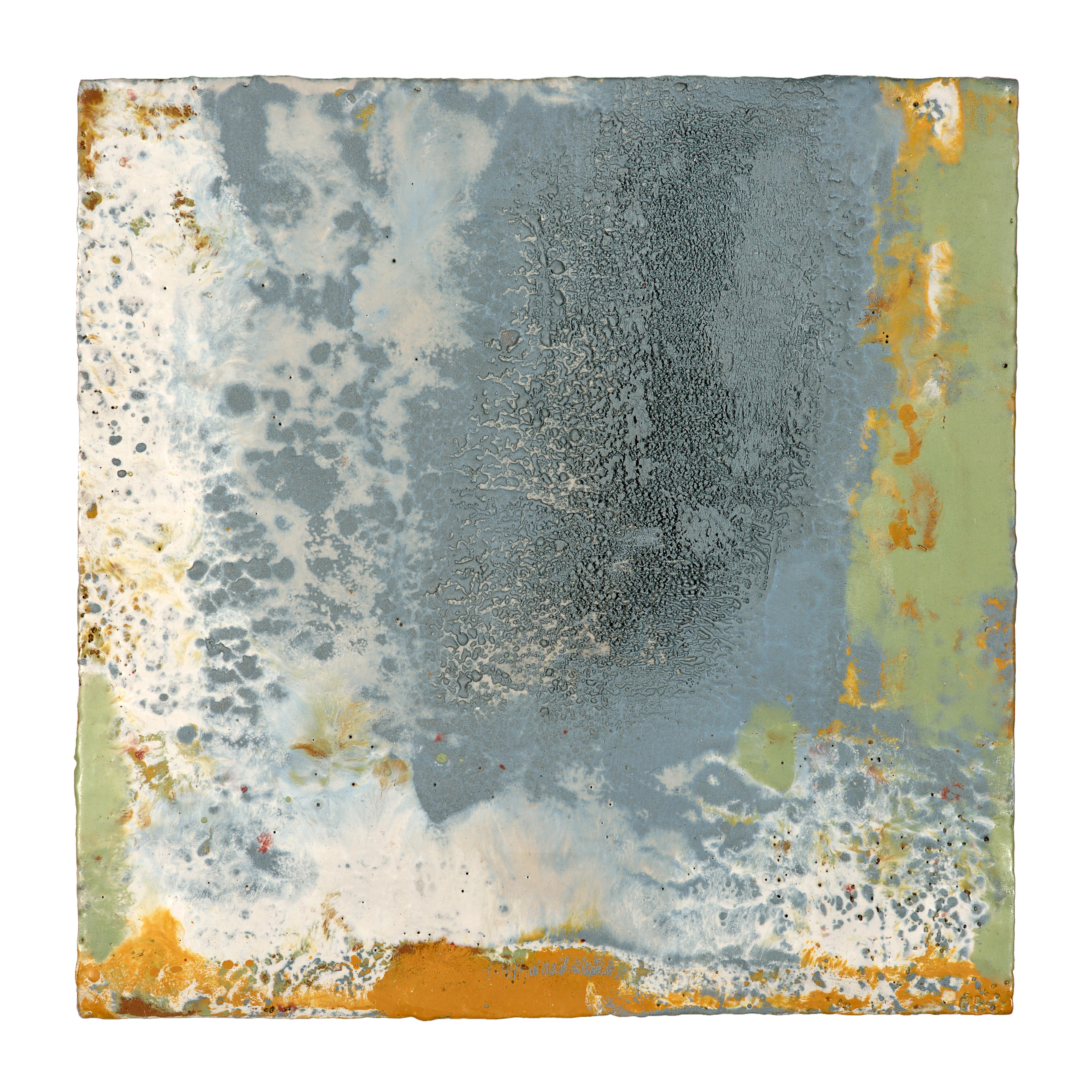 Modern Richard Hirsch Encaustic Painting of Nothing #72, 2021 For Sale