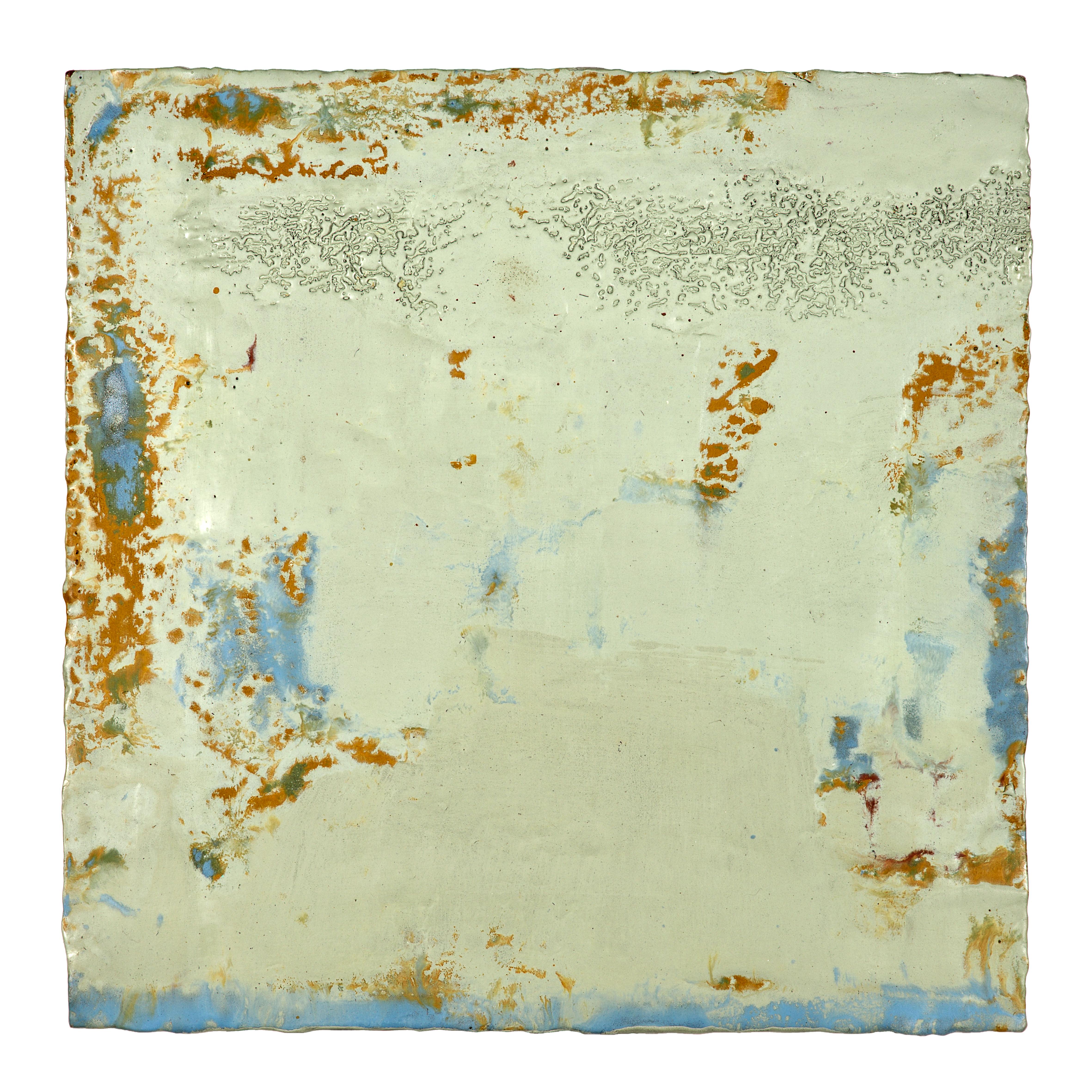 Modern Richard Hirsch Encaustic Painting of Nothing #73, 2021 For Sale