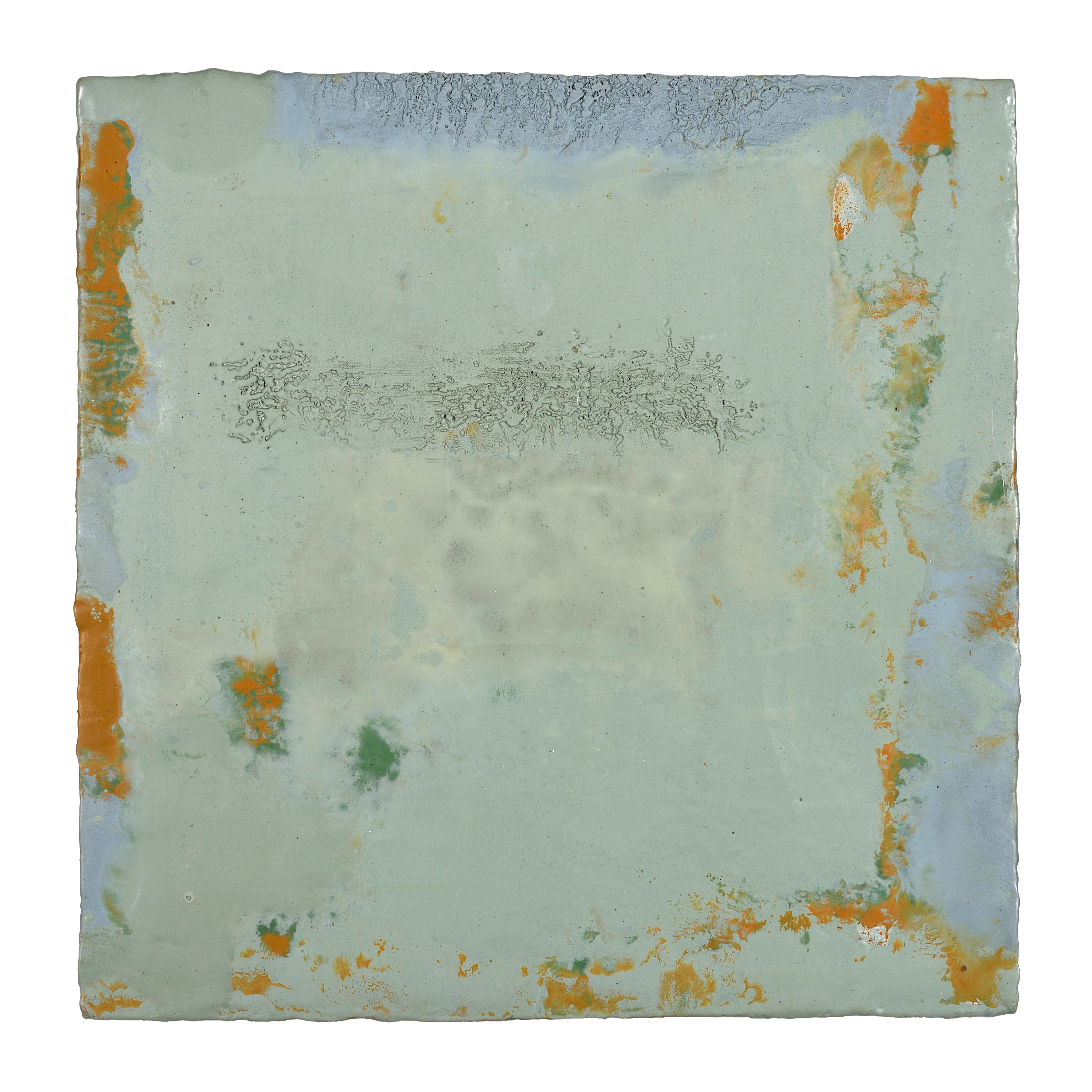 Modern Richard Hirsch Encaustic Painting of Nothing #75, 2021 For Sale