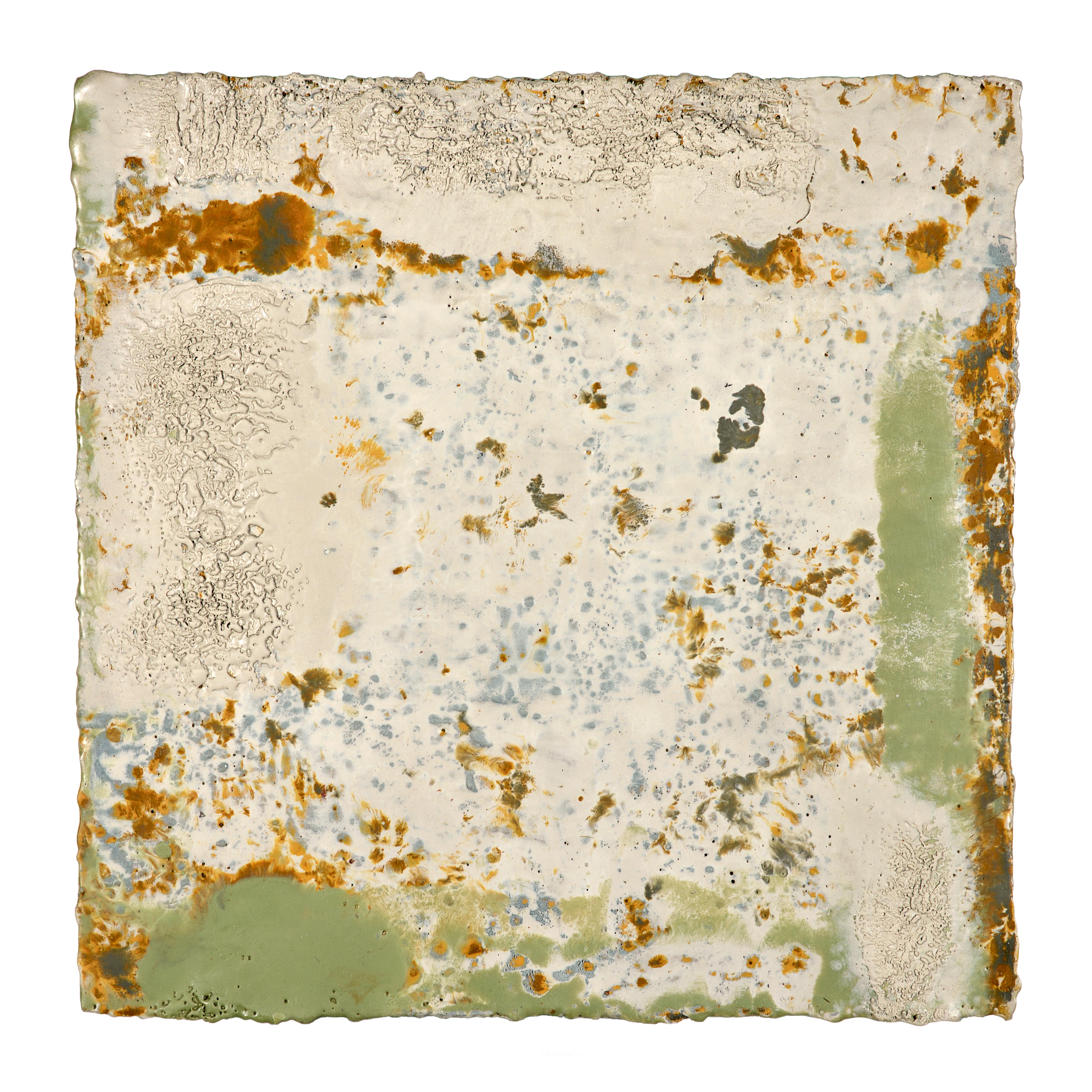 Modern Richard Hirsch Encaustic Painting of Nothing #77, 2021 For Sale
