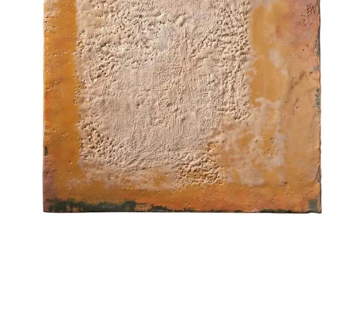 Richard Hirsch Encaustic Painting of Nothing, Painting of Nothing Series, 2012 In Excellent Condition For Sale In New York, NY