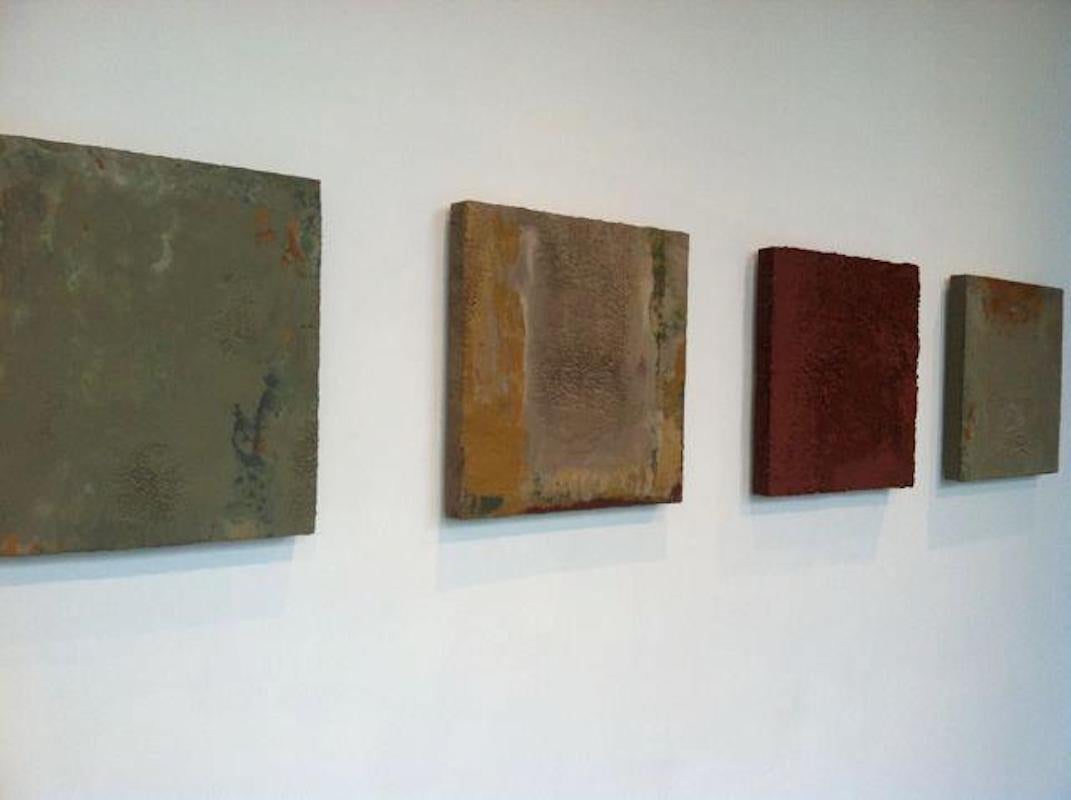 Clay Richard Hirsch Encaustic Painting of Nothing #25, 2011 For Sale