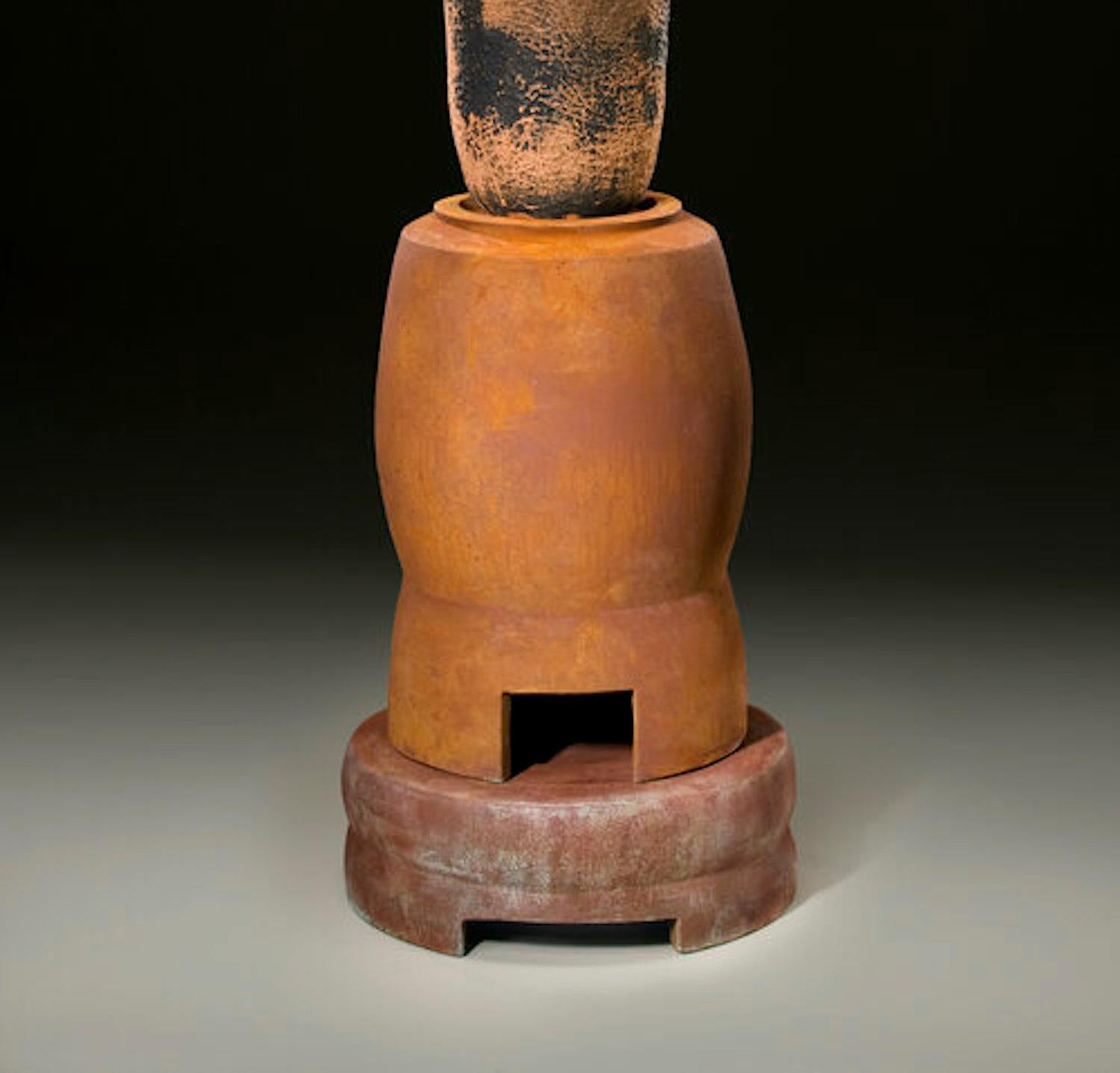 Richard Hirsch Glazed Ceramic Crucible Sculpture #1, 2011 For Sale 1