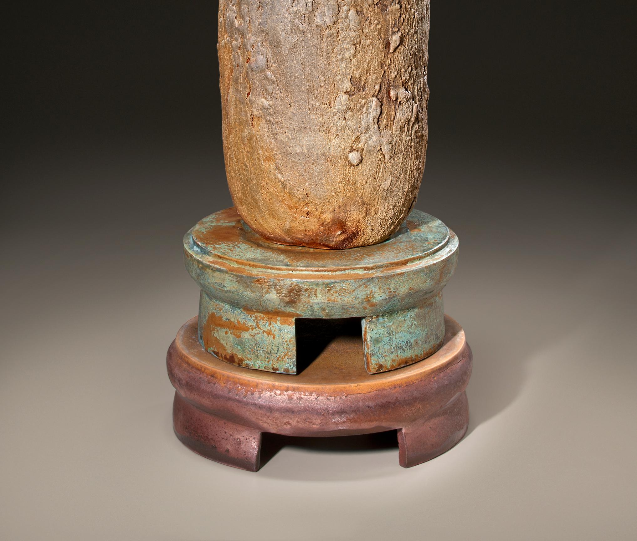 XXIe siècle et contemporain Sculpture de crucible en céramique émaillée Richard Hirsch n° 14, 2010 en vente