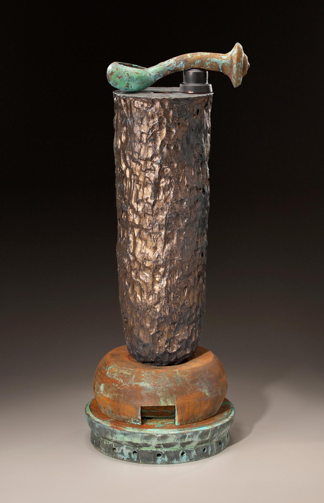 Contemporary Richard Hirsch Glazed Ceramic Crucible Sculpture #25, 2011 For Sale
