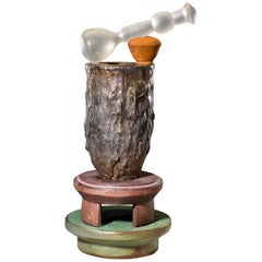 Richard Hirsch Escultura en crisol de cerámica esmaltada nº 50, 2018