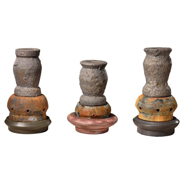 Richard Hirsch Glasierte Keramik-Krümelskulpturengruppe #3, 2016 im Angebot 2