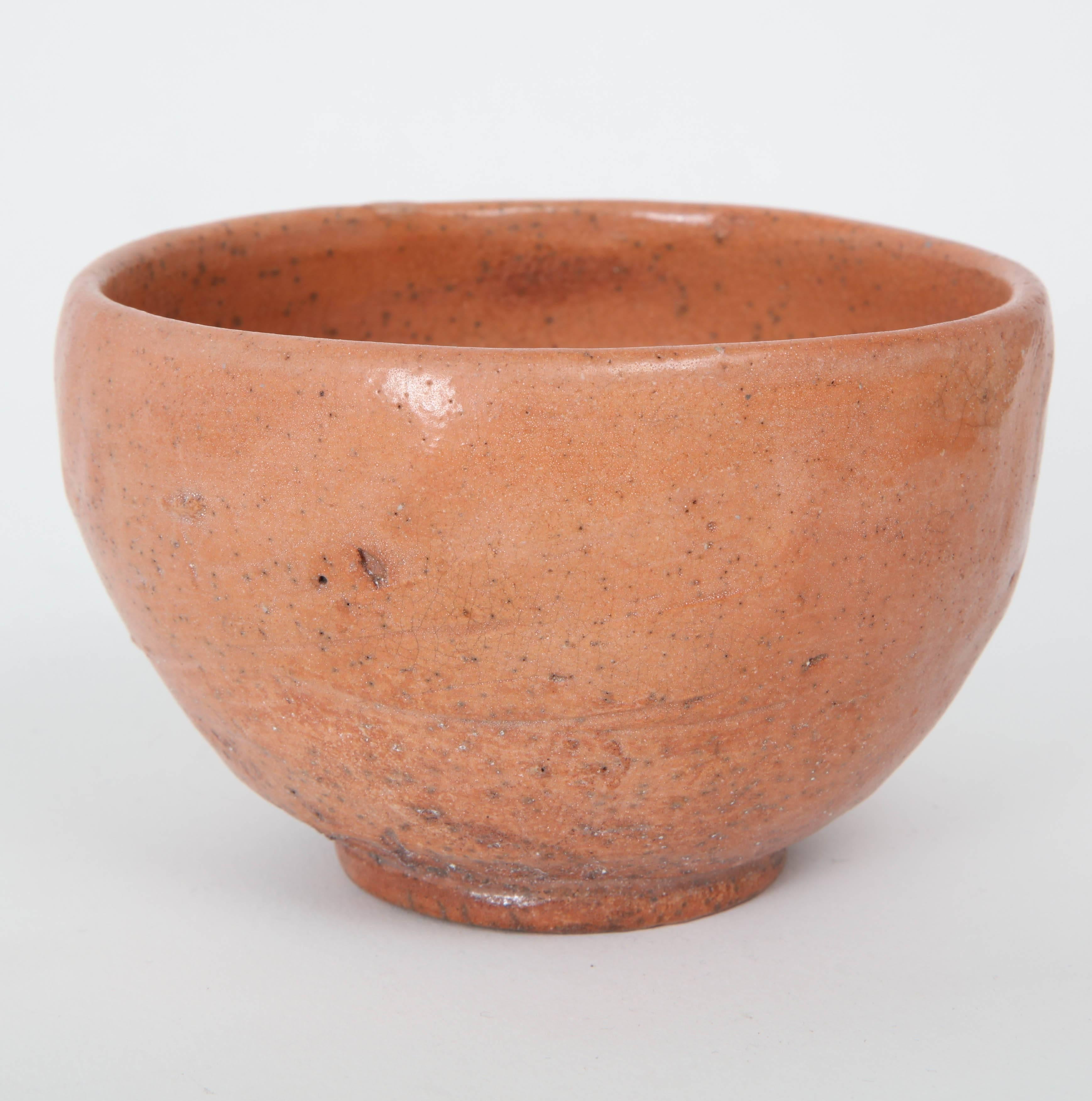 Set di 4 ciotole da tè in Raku di Richard A. Hirsch, 1996 - 1997 In condizioni ottime in vendita a New York, NY