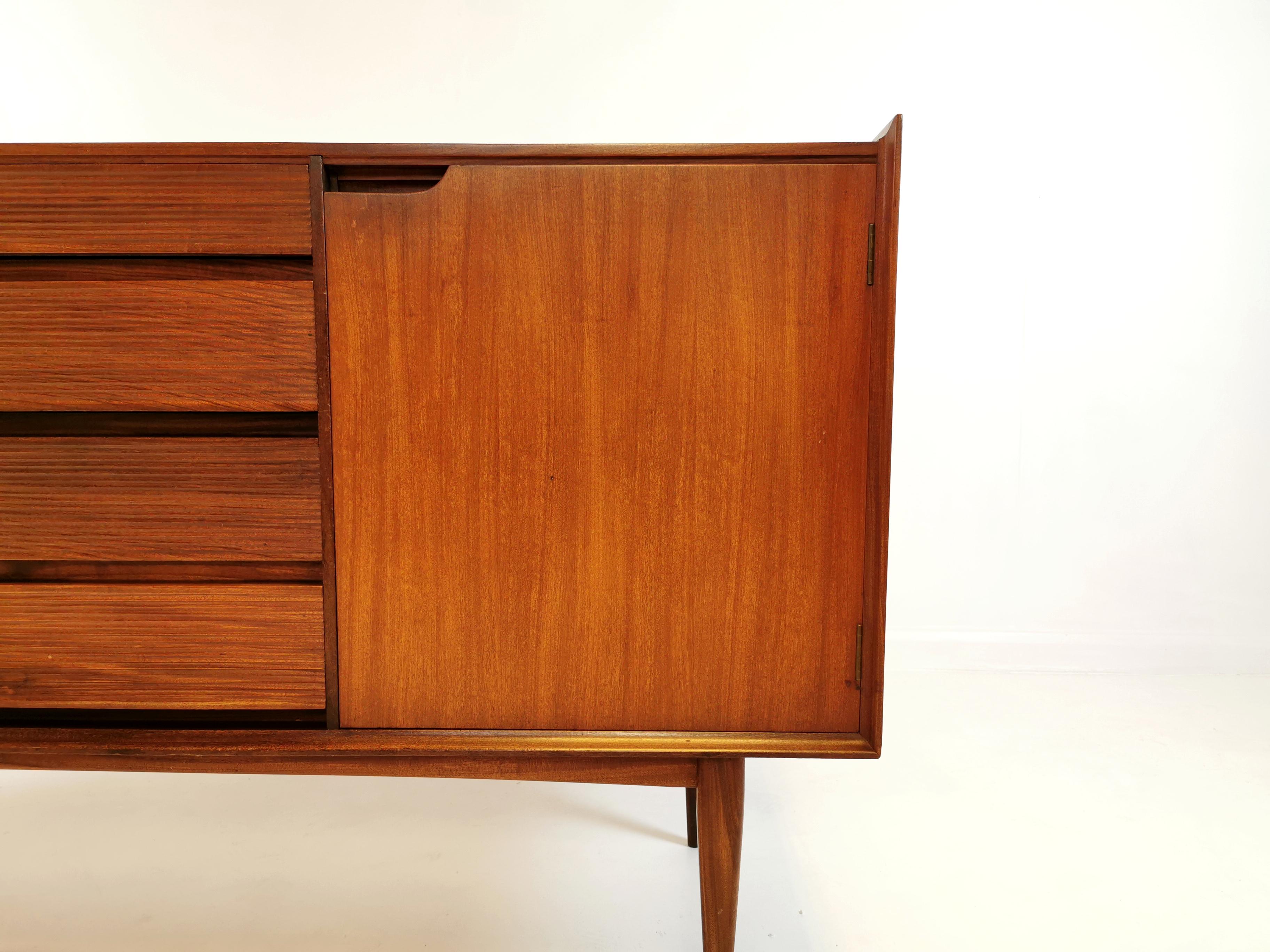 Mid-Century Modern Richard Hornby for Fyne Ladye Afromosia Teak Midcentury Vintage Sideboard, 1960s