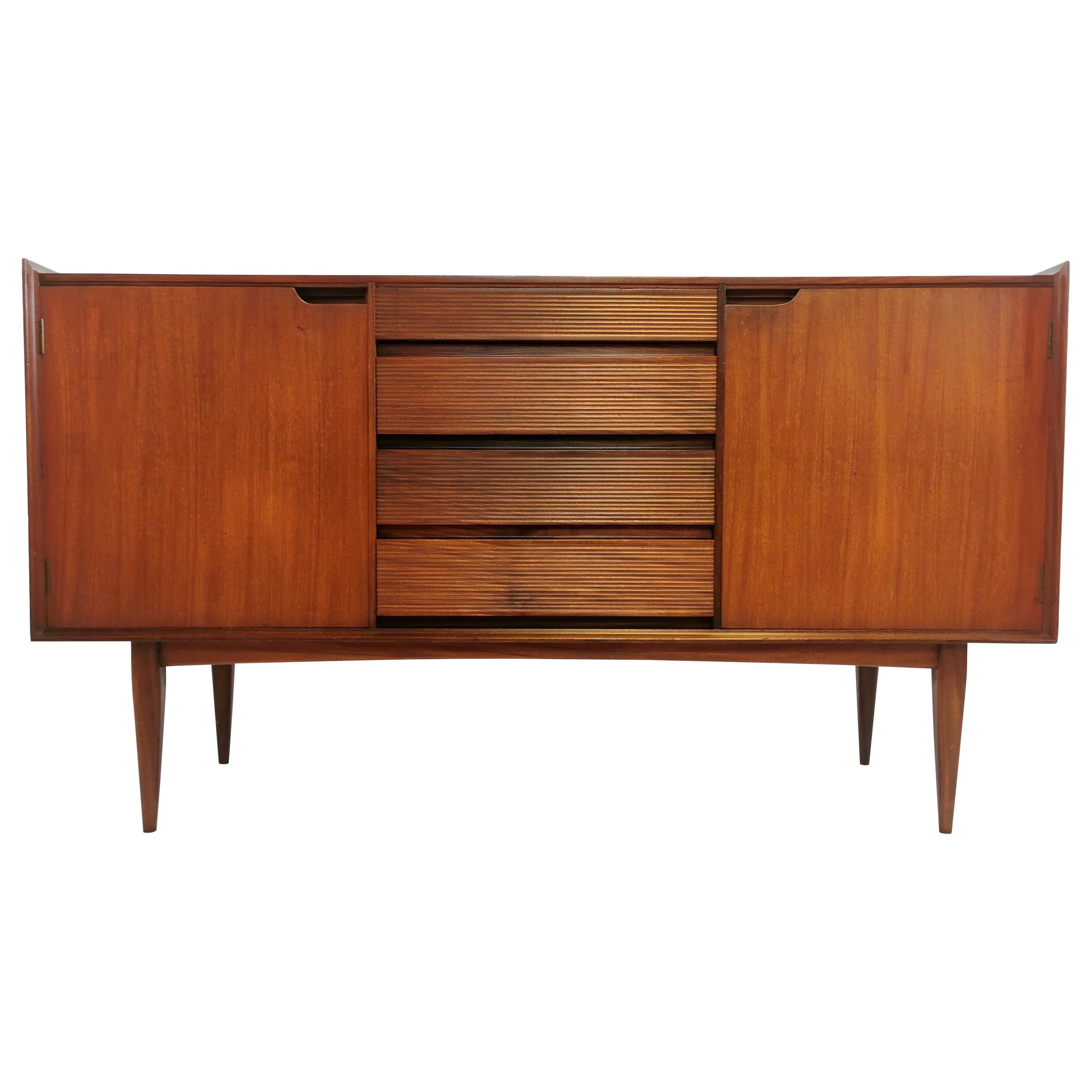 Richard Hornby for Fyne Ladye Afromosia Teak Midcentury Vintage Sideboard, 1960s