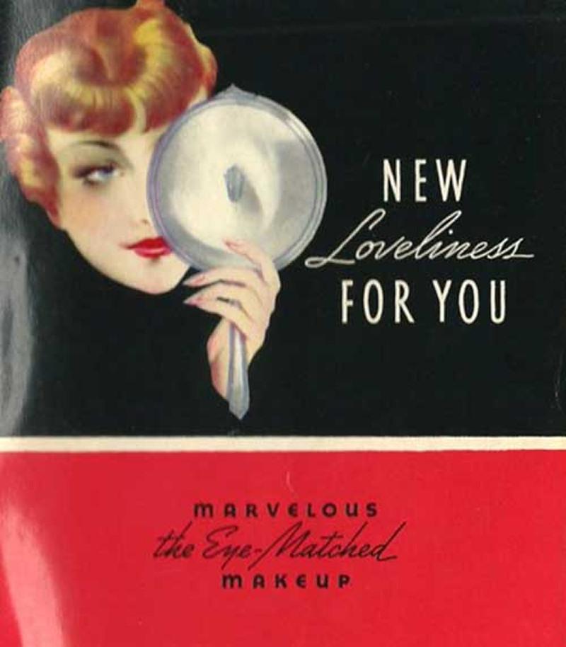 Richard Hudnut Art Deco 'MARVELOUS' Ladies Powder Compact 1