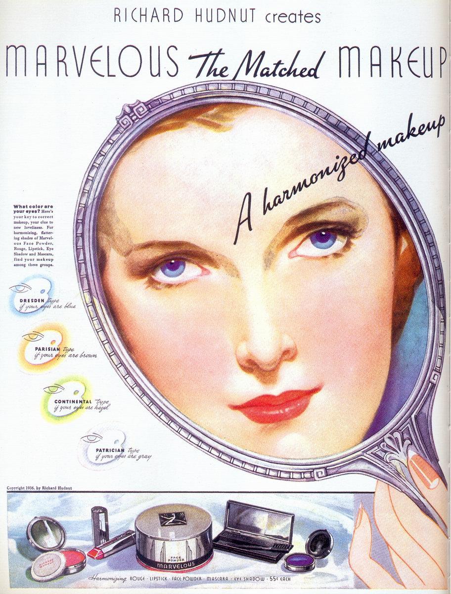 Richard Hudnut Art Deco 'MARVELOUS' Ladies Powder Compact 2