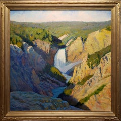 Richard Humphrey - Morning Light on the Lower Falls, Gelbstein Morning Light on the Lower Falls, Gelbstein