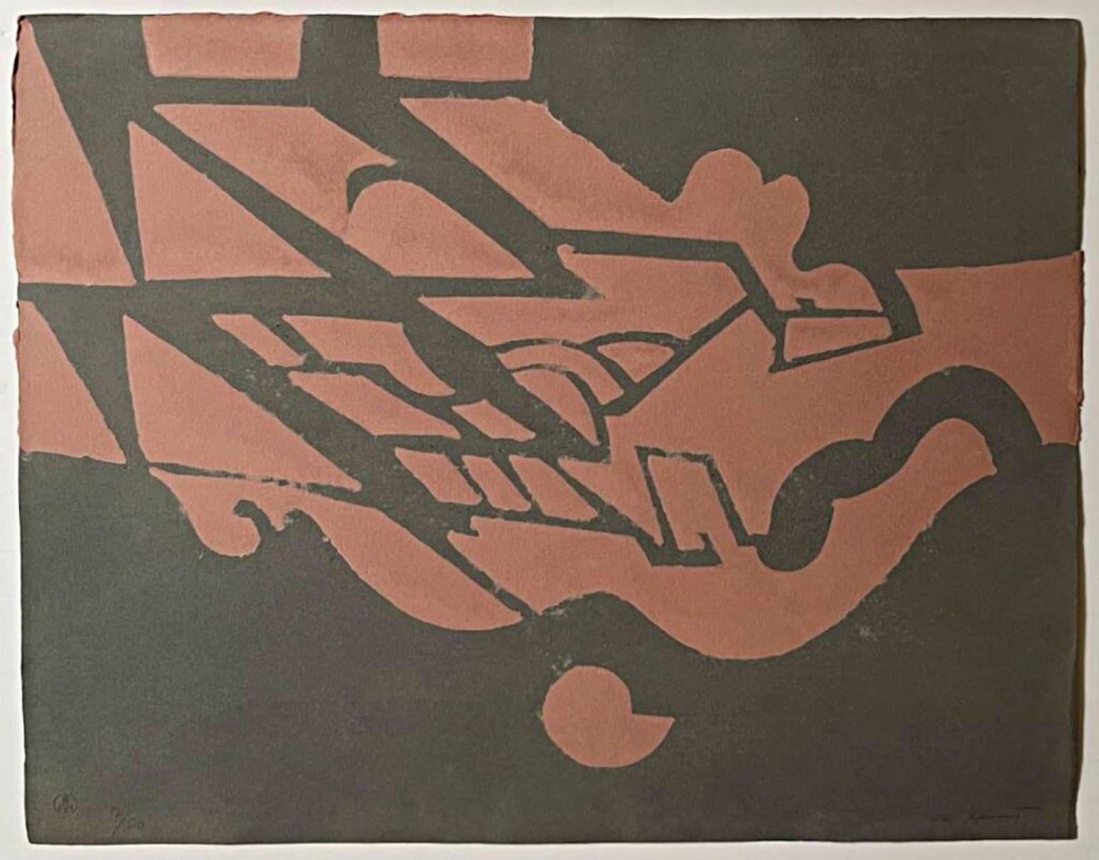 Richard Hunt - Terracotta Voyage Signed/N paper piece African American sculptor