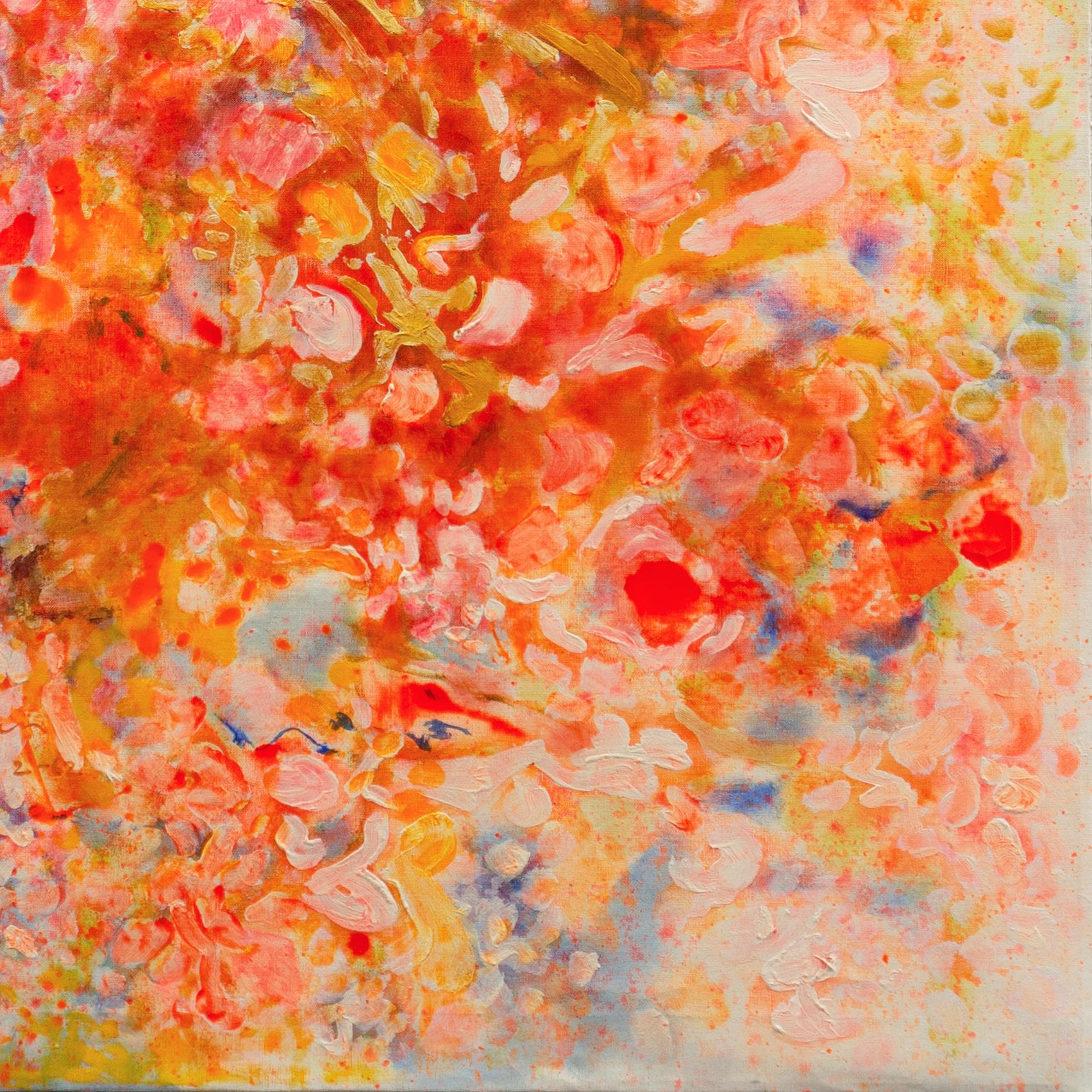'Radiant Abstraction', Kinetogenics, AIC, SFMoMA, SFMA, Biennale di San Paolo - Abstract Painting Arancia di Richard Irving Bowman