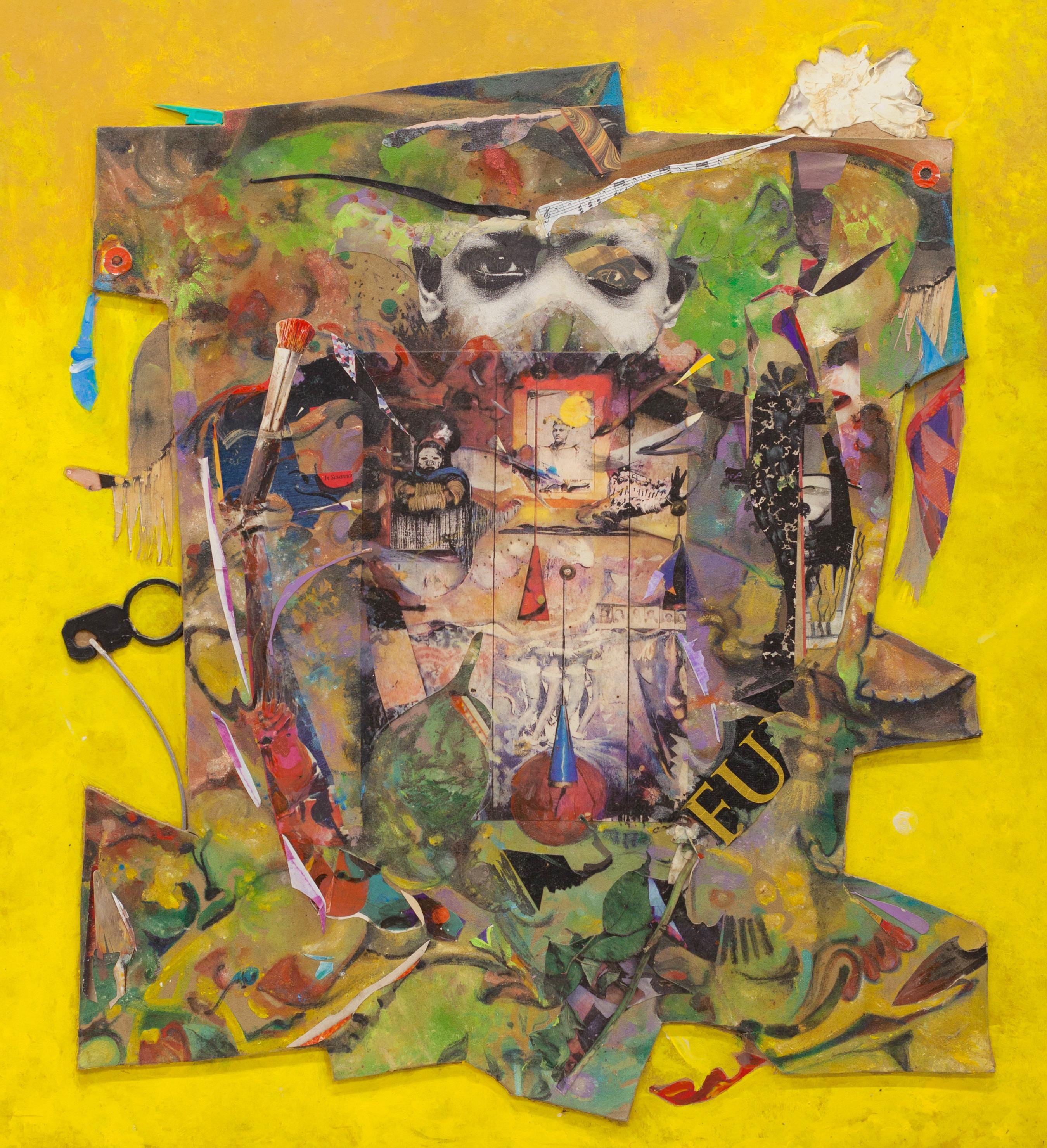 On a Clear Day: quadro astratto incorniciato di un artista nero afroamericano in vendita 5