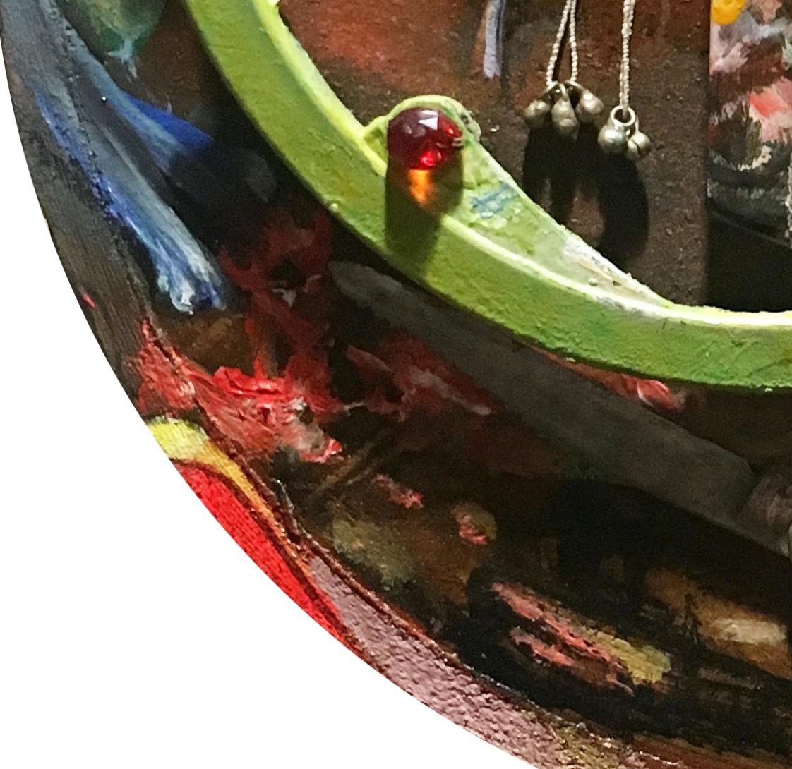 Sculpture murale / peinture d'un artiste noir afro-américain avec Objects for Objects en vente 2