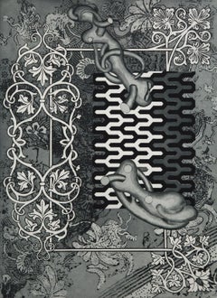 "Travelers", Abstract Drypoint Etching and Aquatint, Numbered and Signed