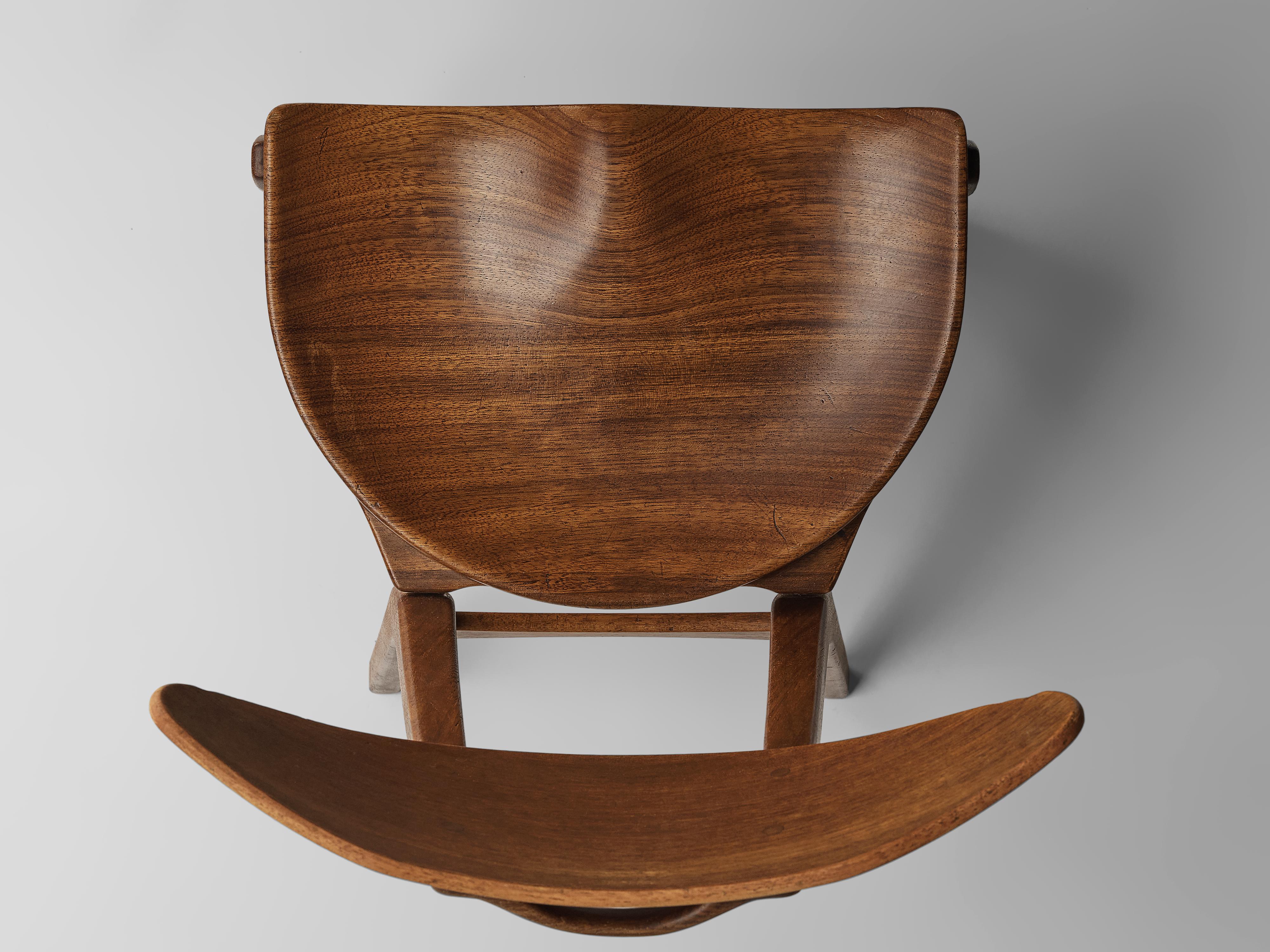 Richard Jensen and Kjaerulff Rasmussen Set of Eight Dining Chairs in Mahogany 7