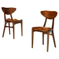 Richard Jensen & Kjaerulff Rasmussen Pair of Dining Chairs in Mahogany