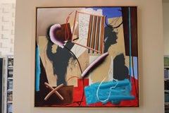 Abstract #3 (Grande peinture abstraite originale d'un artiste Celebrity de la Nouvelle Orléans)