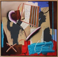 Abstract #3 (Grande dipinto astratto originale di un famoso artista di New Orleans)
