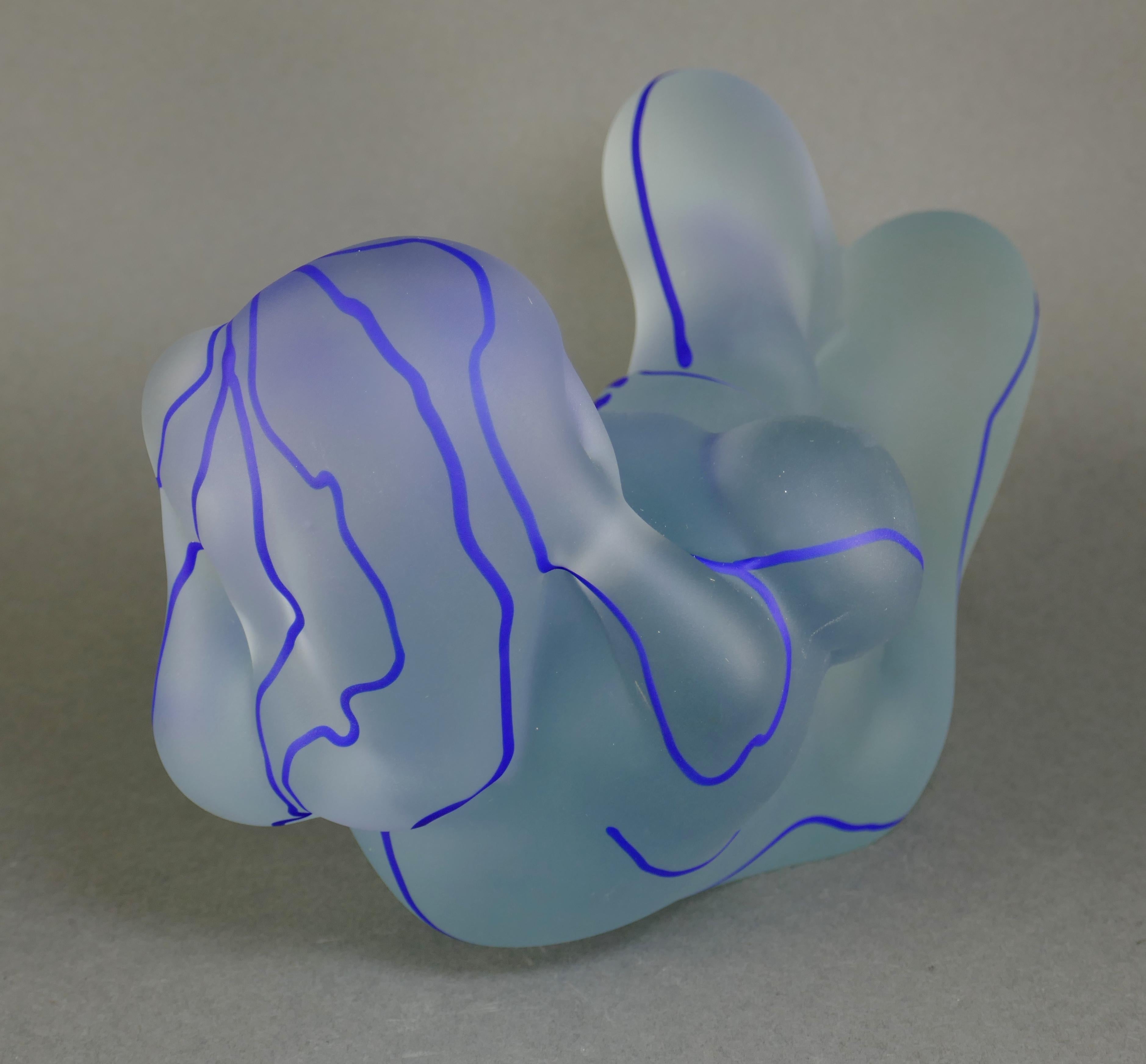 Richard Jolley Female Nude Reclining Art Glass Sculpture For Sale 5