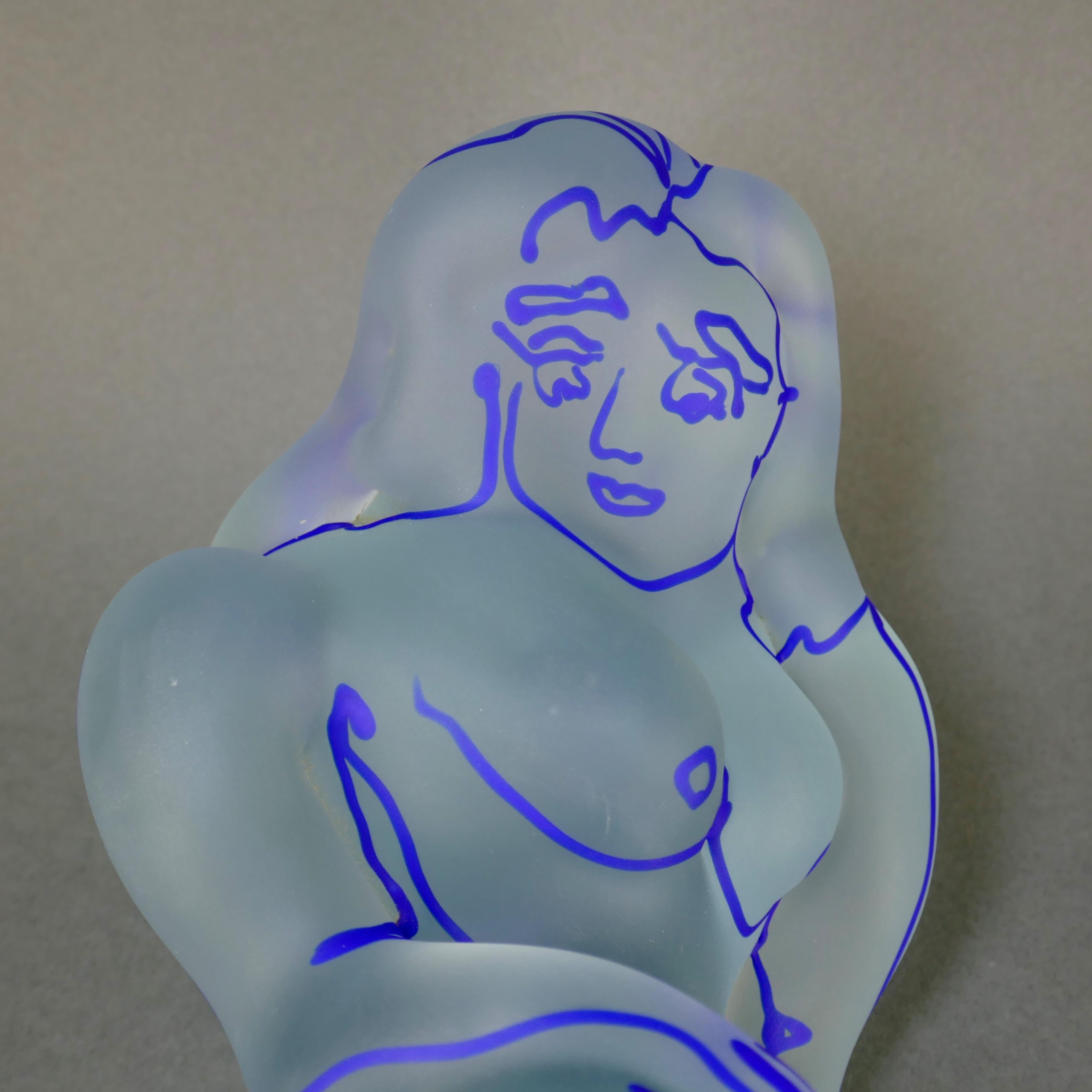 Richard Jolley Female Nude Reclining Art Glass Sculpture For Sale 8