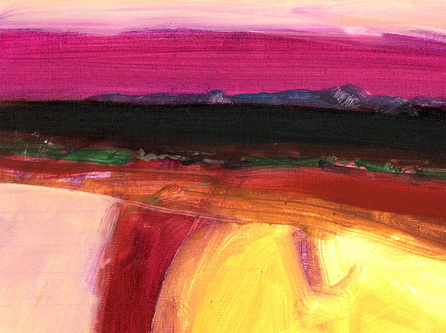 Richard J.S. Young - 2016 Oil, Hebridean Landscape 1