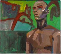 Richard J.S. Young - 2020 Oil, Jamaican Man
