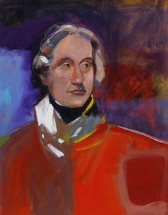 Richard J.S. Young after George Romney (1734-1802) - Oil, Portrait of Gentleman