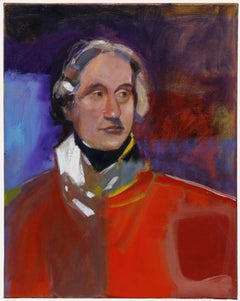 Richard J.S. Young after George Romney (1734-1802) - Oil, Portrait of Gentleman