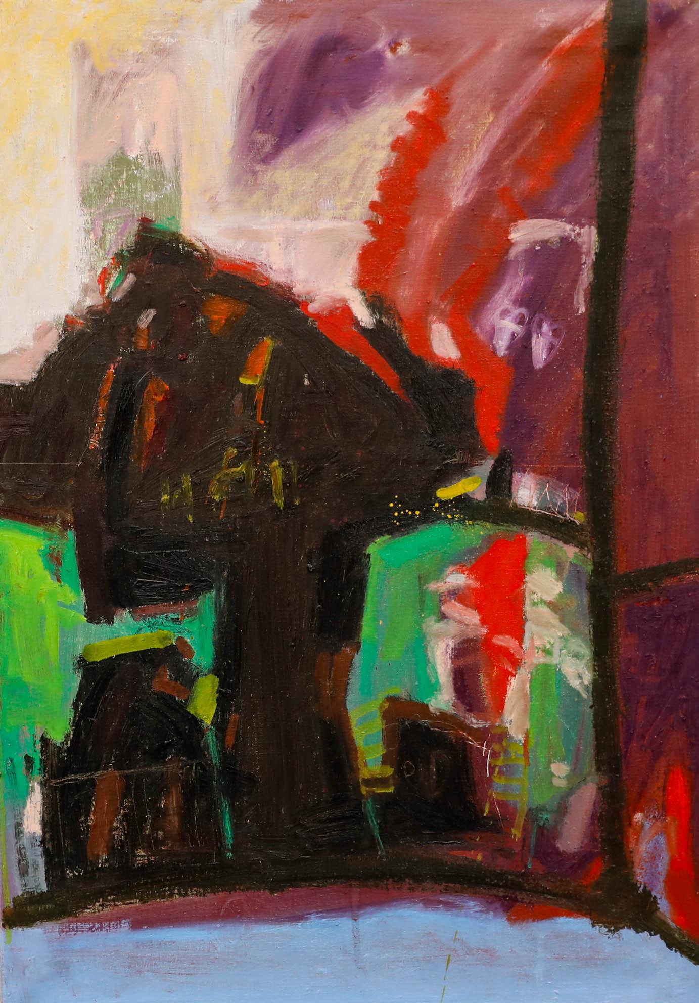 A. Richard J.S. Young - Olio contemporaneo, Paesaggio dinamico in vendita 1