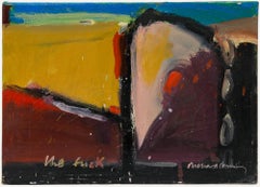 Richard J.S. Young - Huile contemporaine, abstraction explétive