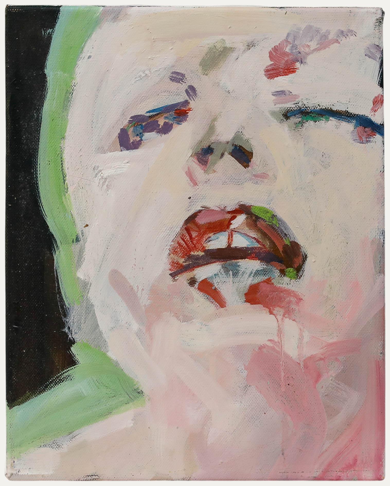 Richard J.S. Young Portrait Painting – Richard J. S. Young - Zeitgenössisches Öl, Lippen, Oh Lippen