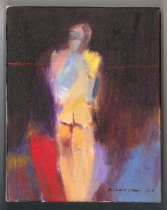 Richard J.S. Young - Pair of 2008 Acrylics, Man Takes a Break