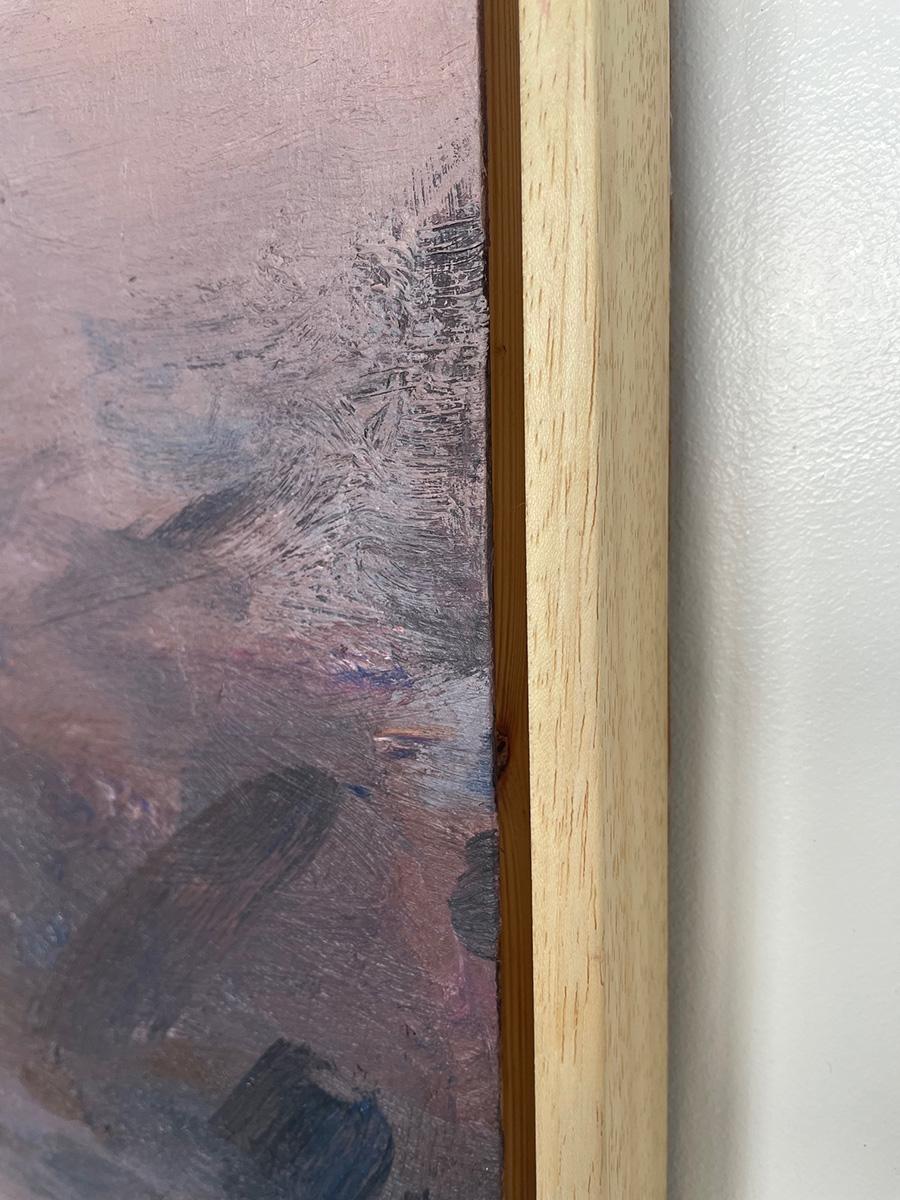 Stimmungsvoller Himmel über dem Meer.

Richard K. Blades' To Return ist ein fesselndes Kunstwerk, das die Weite und Dramatik einer Meereslandschaft einfängt, in der Erde und Himmel in einem hypnotisierenden Tanz verschmelzen. Die obere Hälfte des