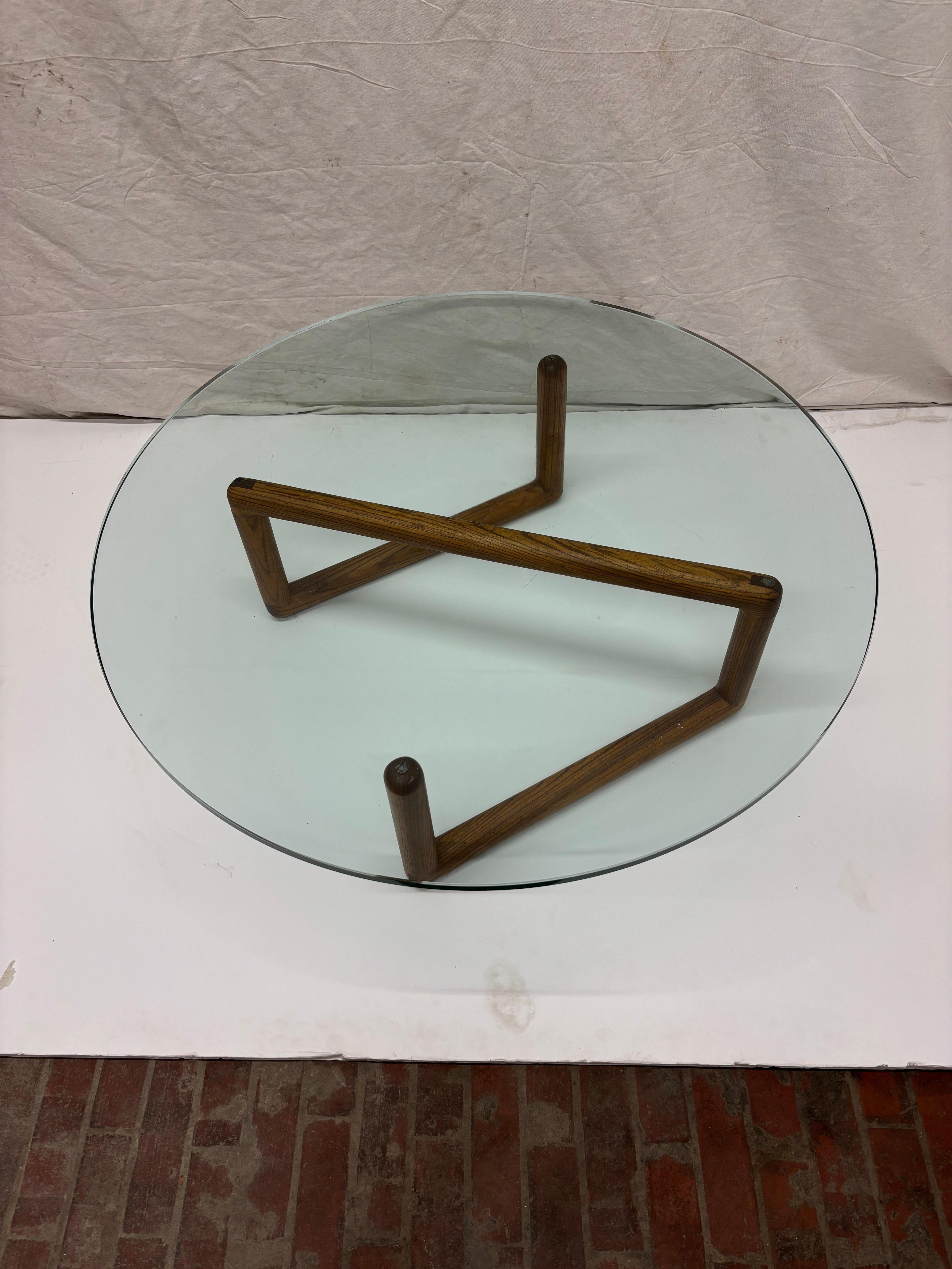 American Richard Kagan Zebra Wood Coffee Table For Sale