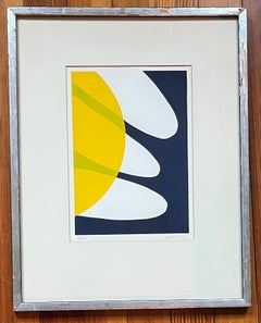 Richard Kemble (Nantucket & Key West 1932 - 2007) American Abstract Lithograph