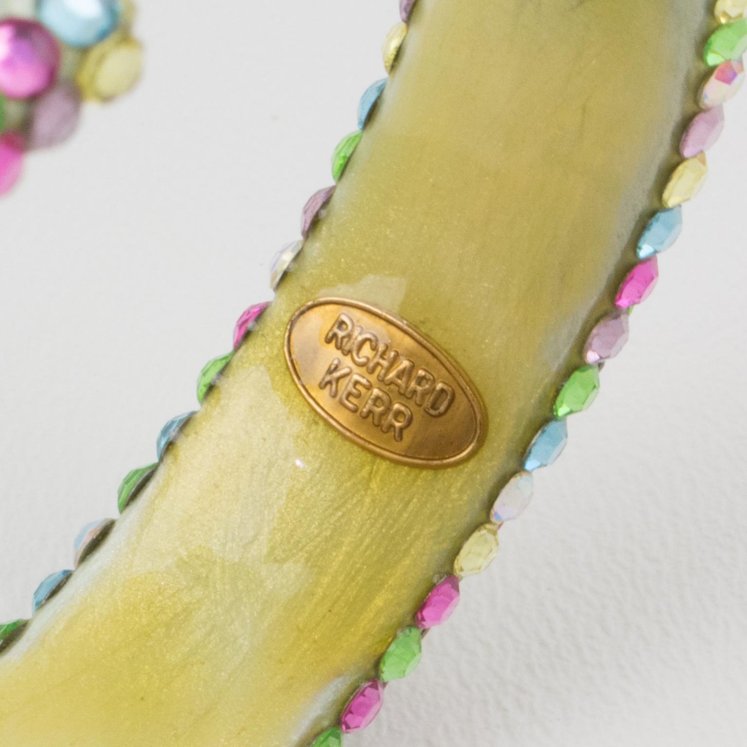 Richard Kerr Pulsera brazalete joya multicolor pastel en venta 3