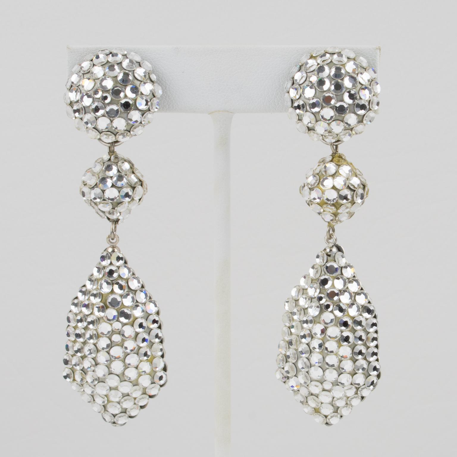Orecchini a clip Jewell di Richard Kerr in Silver in vendita 2