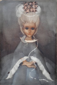 „Surreal Portrait 6“, signiertes surrealistisches Ölgemälde von Richard Kirk