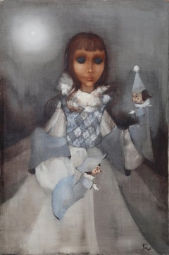 Surreal Portrait, Oil Painting by Richard Kirk