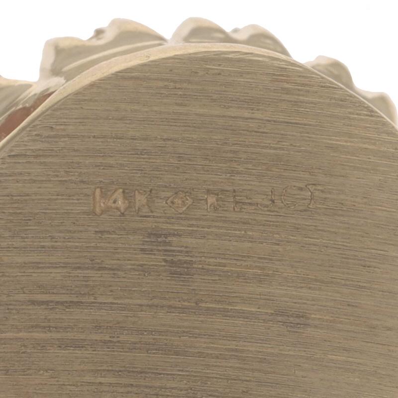 Women's Richard Klein Ruby Slide Charm - Yellow Gold 14k Oval & Round 1.79ctw Floral For Sale